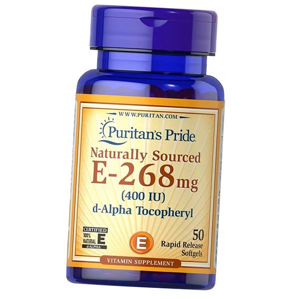 Витамин Е Puritan's PrideVitamin E-400 50 гел. капс. (36367022)