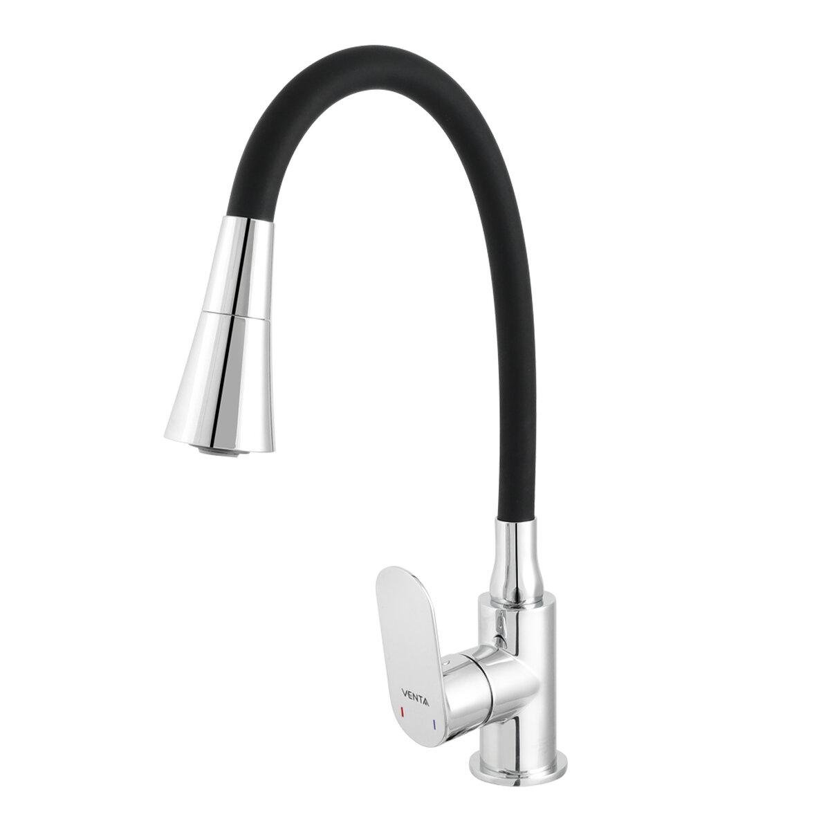 Смеситель для кухни Venta BBL407SB однорычажный Хром (SW-102379)