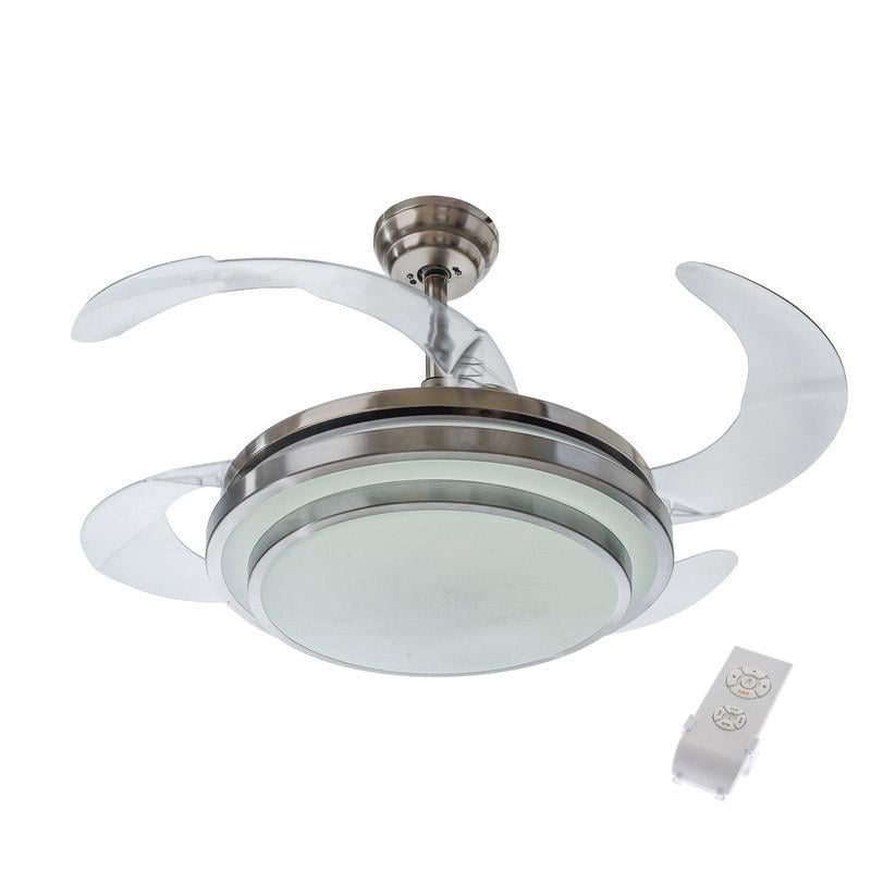 Люстра-вентилятор Brille с пультом LED 36W WW+NW+CW CH BKL-903S/1 23-558