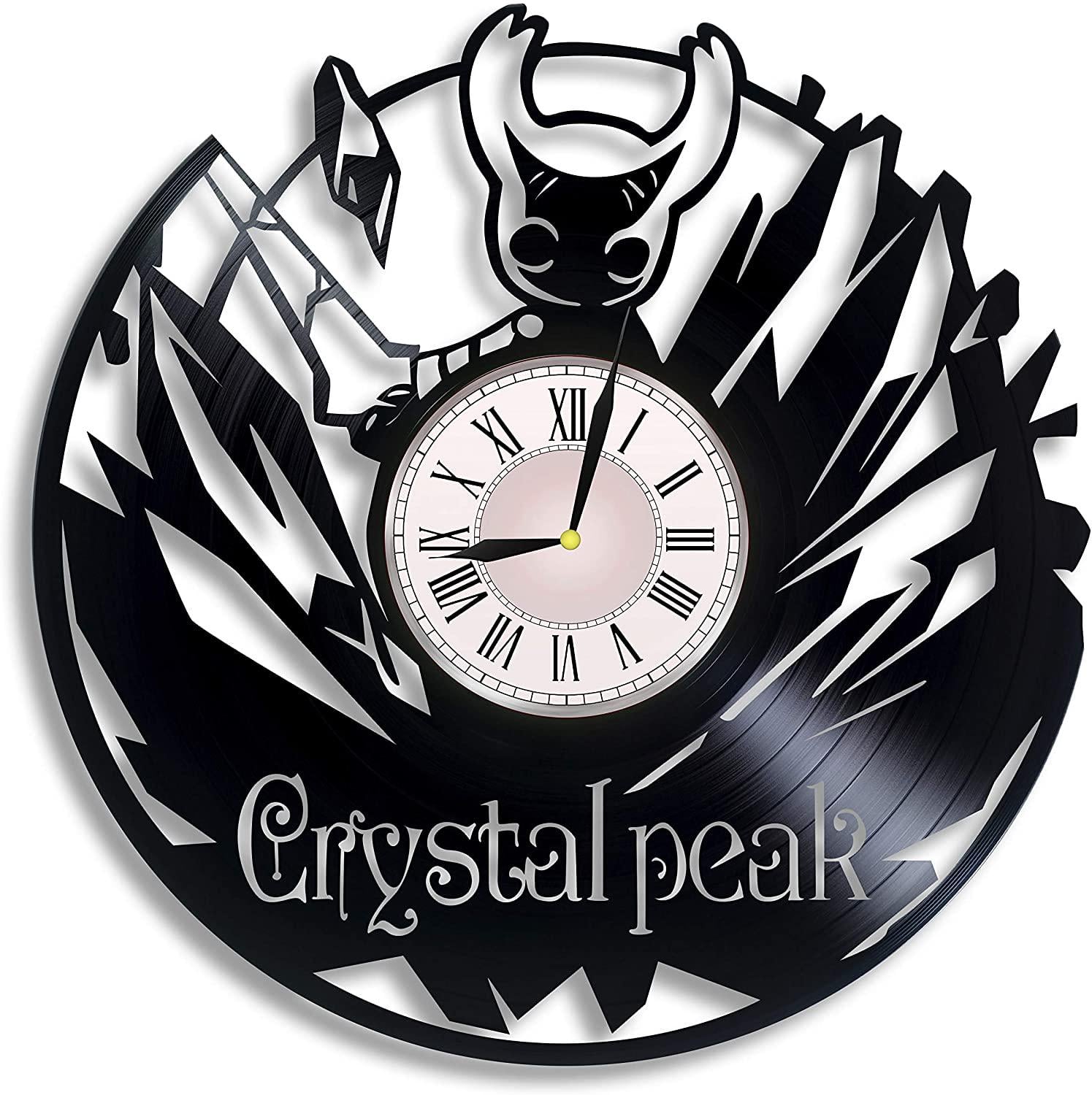 Часы настенные Hollow Knight Crystal Peak 2444  из виниловой пластинки
