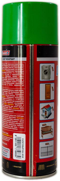 Краска эмалева Mr. Build акриловая 400 мл 6018 Салатовый (000027516) - фото 3