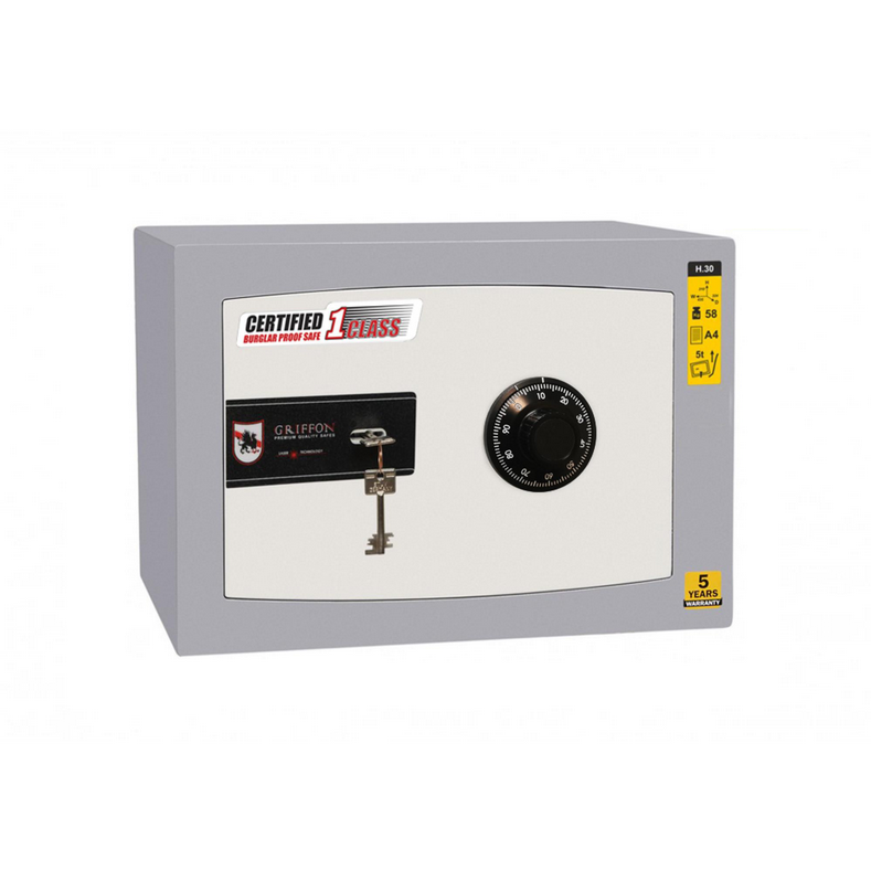 Сейф взломостойкий Griffon H.30.К.С с полкой (2-12-H.30.К.С)