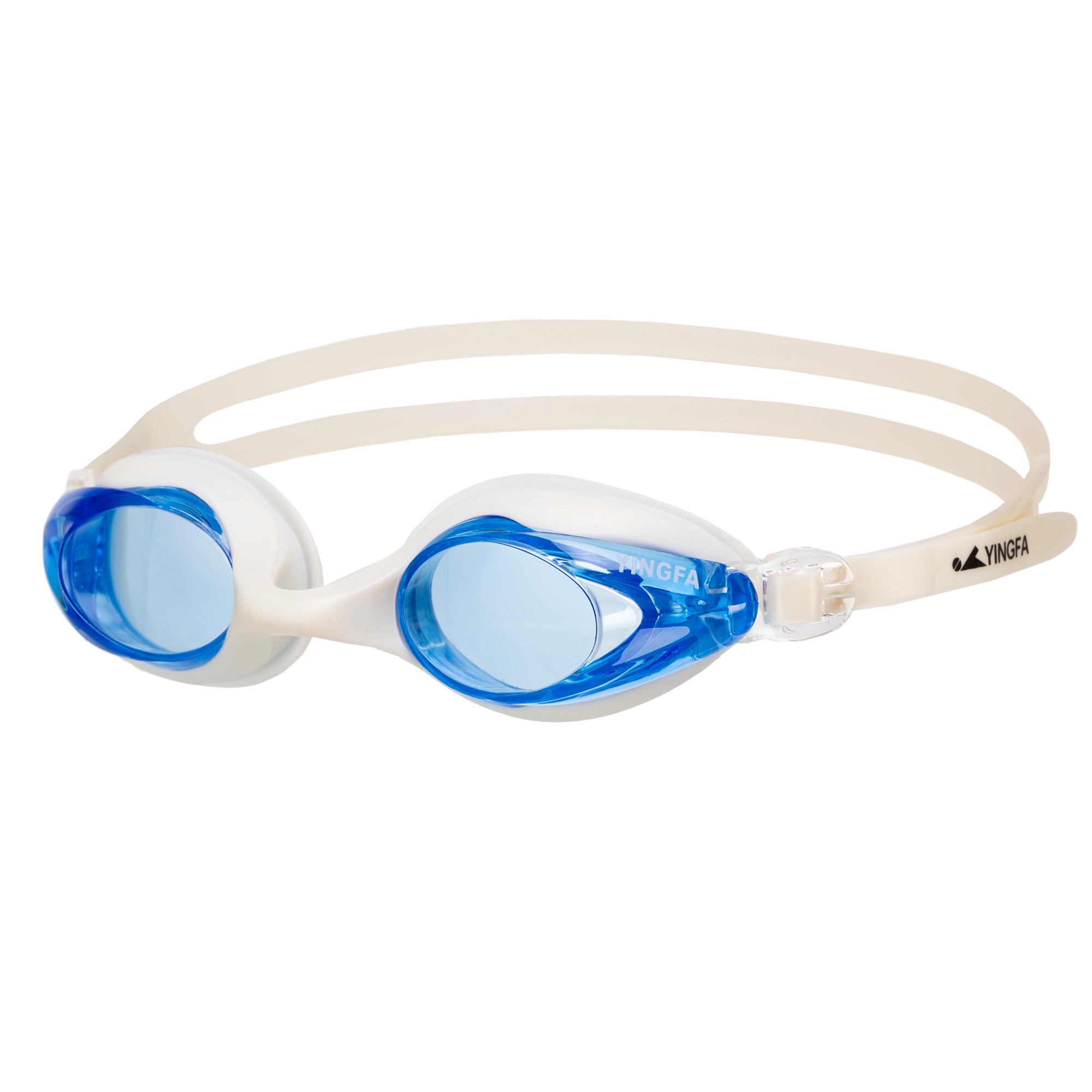 Очки для плавания взрослые YINGFA Y770AF Синий/белый (Y770AF_Сине-белый)