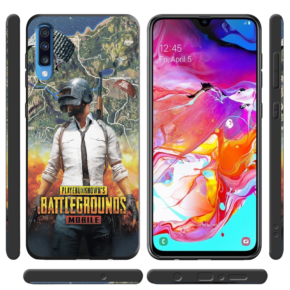 Чохол BoxFace Samsung A705 Galaxy A70 PUBG Mobile Чорний силікон (36860-up2309-37421) - фото 2