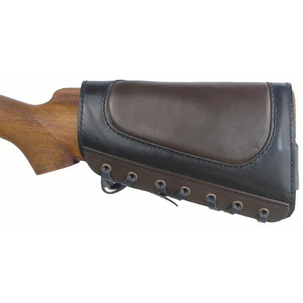 Патронташ на приклад Медан кожаный открытый на 6 патронов 12 калибра (25981533)