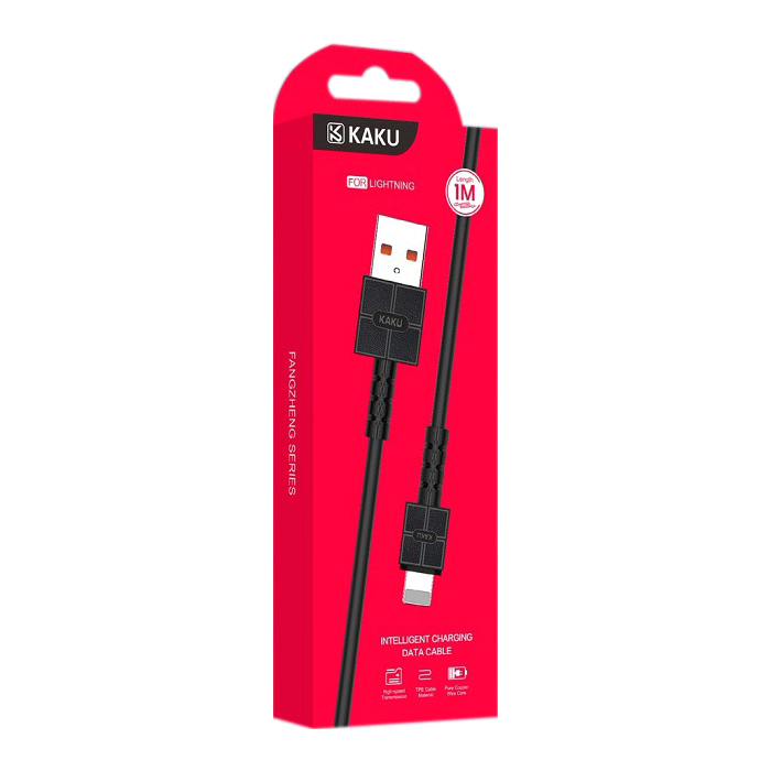 USB кабель Kaku KSC-293 USB-Lightning 1 м Black (1251728552)