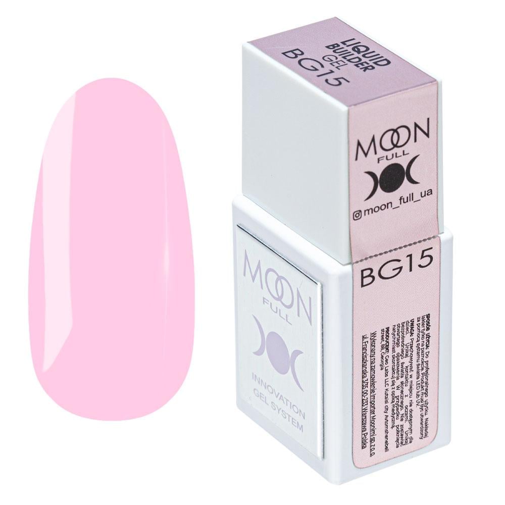 Гель для наращивания моделирующий Moon Full Liquid Builder Gel №BG15 15 мл