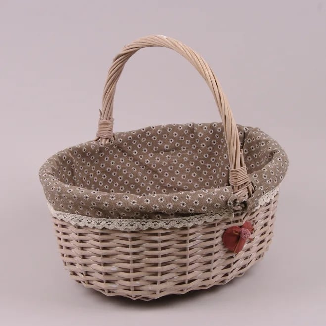 Корзина с тканью Flora (5335)