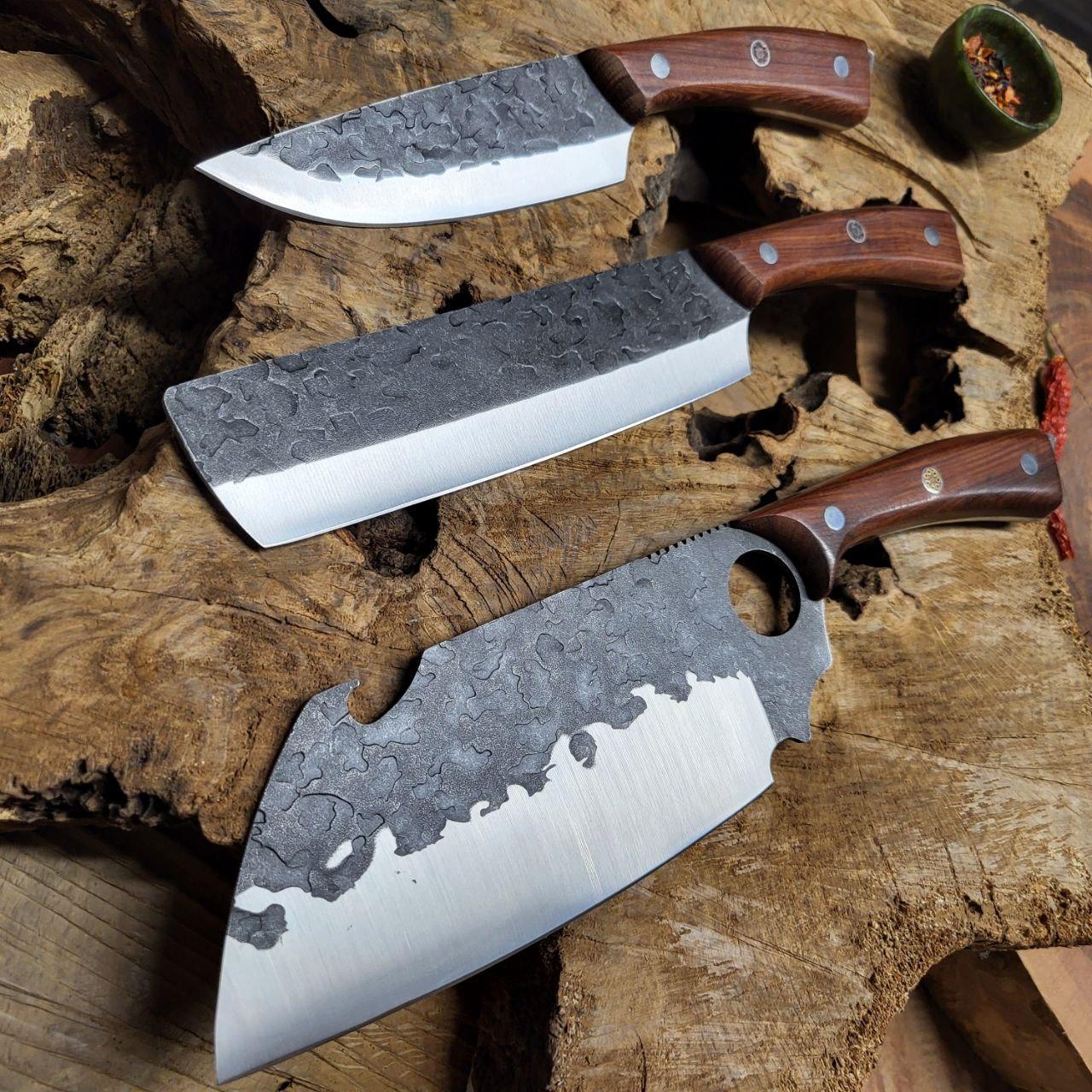 Набор ножей для кухни шеф-опорик/накири и универсальный 3 шт.