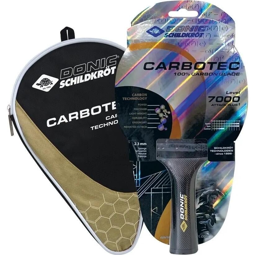 Ракетка для настольного тенниса Donic CARBOTEC 7000 Черный (758221)