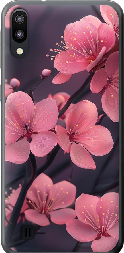 Чехол на Samsung Galaxy M10 Пурпурная сакура (6075t-1661-42517)