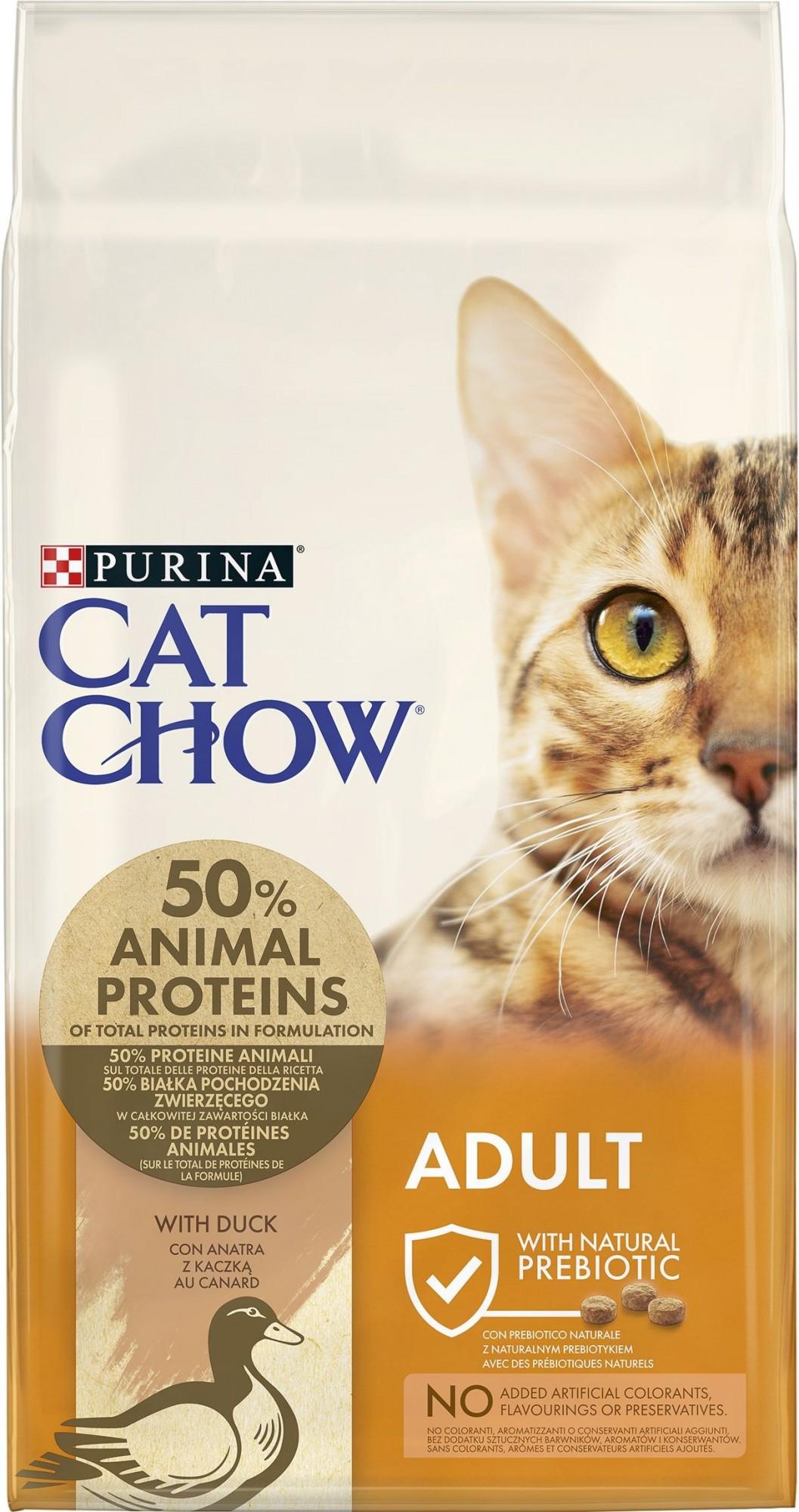 Сухой корм для котов Purina Cat Chow с уткой 15 кг (7613035394889)