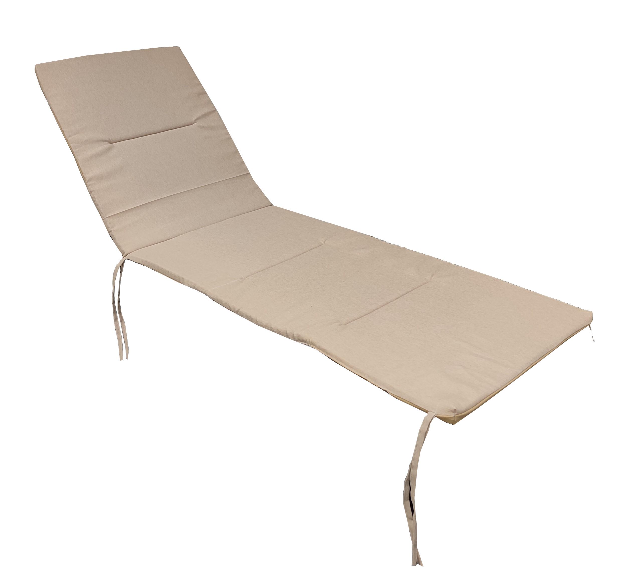 Матрас для шезлонга eGarden Luna хлопок 195x58x6 см Бежевый (5749) - фото 1 Матрас для шезлонга eGarden Luna хлопок 195x58x6 см Бежевый (5749) - фото 1