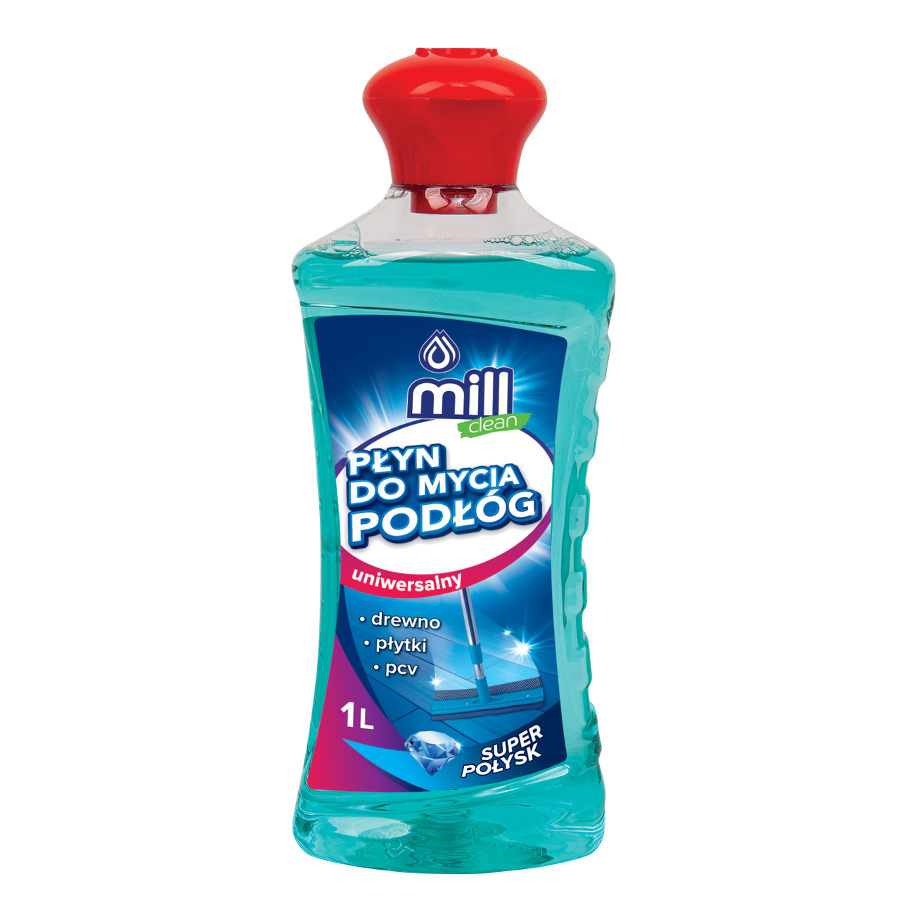 Засіб для миття підлоги MILL Clean Грейпфрут універсальний  1 л