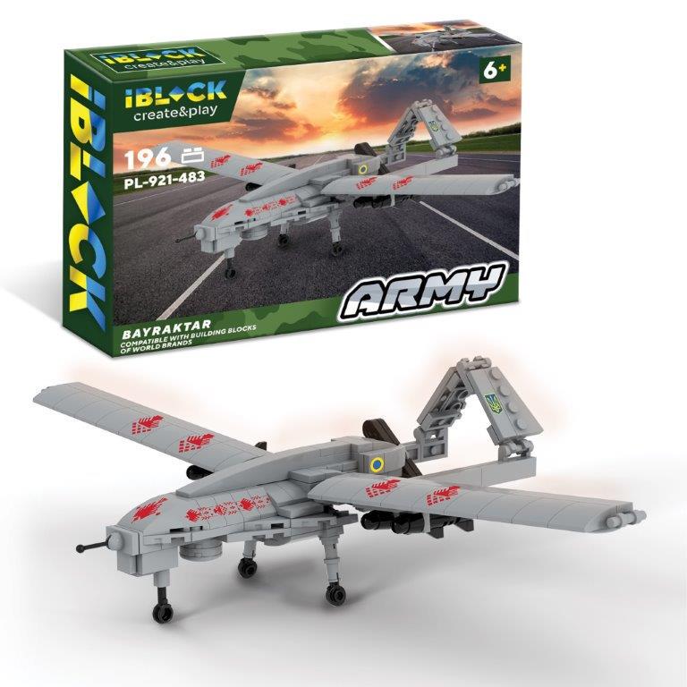 Конструктор Bayraktar TB2 220 деталей (DN-PL-921-483)