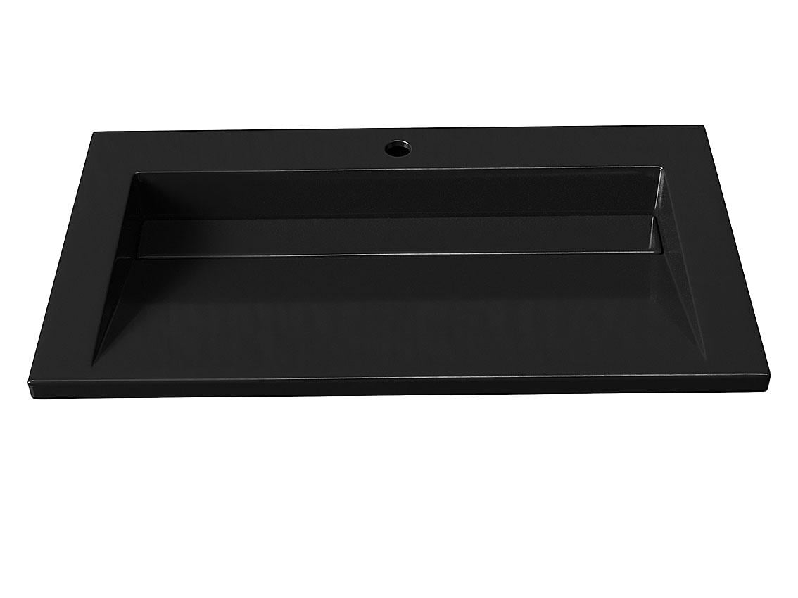 Умивальник накладний Status Boho Low 80 Black (702) - фото 2