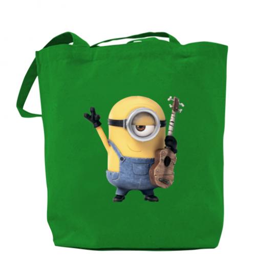 ЭКО-сумки-шопер Миньон с гитарой (295389-10-39467)