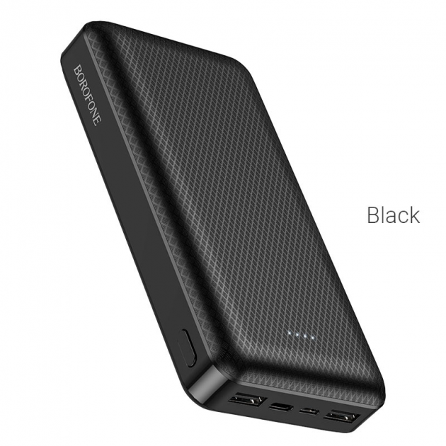 Портативное зарядное устройство Borofone Minimalist BJ3A 20000 mAh Черный (6900fe72) - фото 2