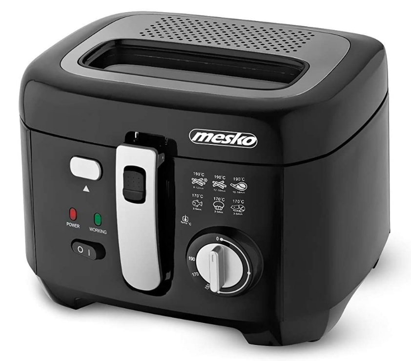 Фритюрница Mesko MS 4908 2,5 л 1800W Black (40eb8c10) - фото 1