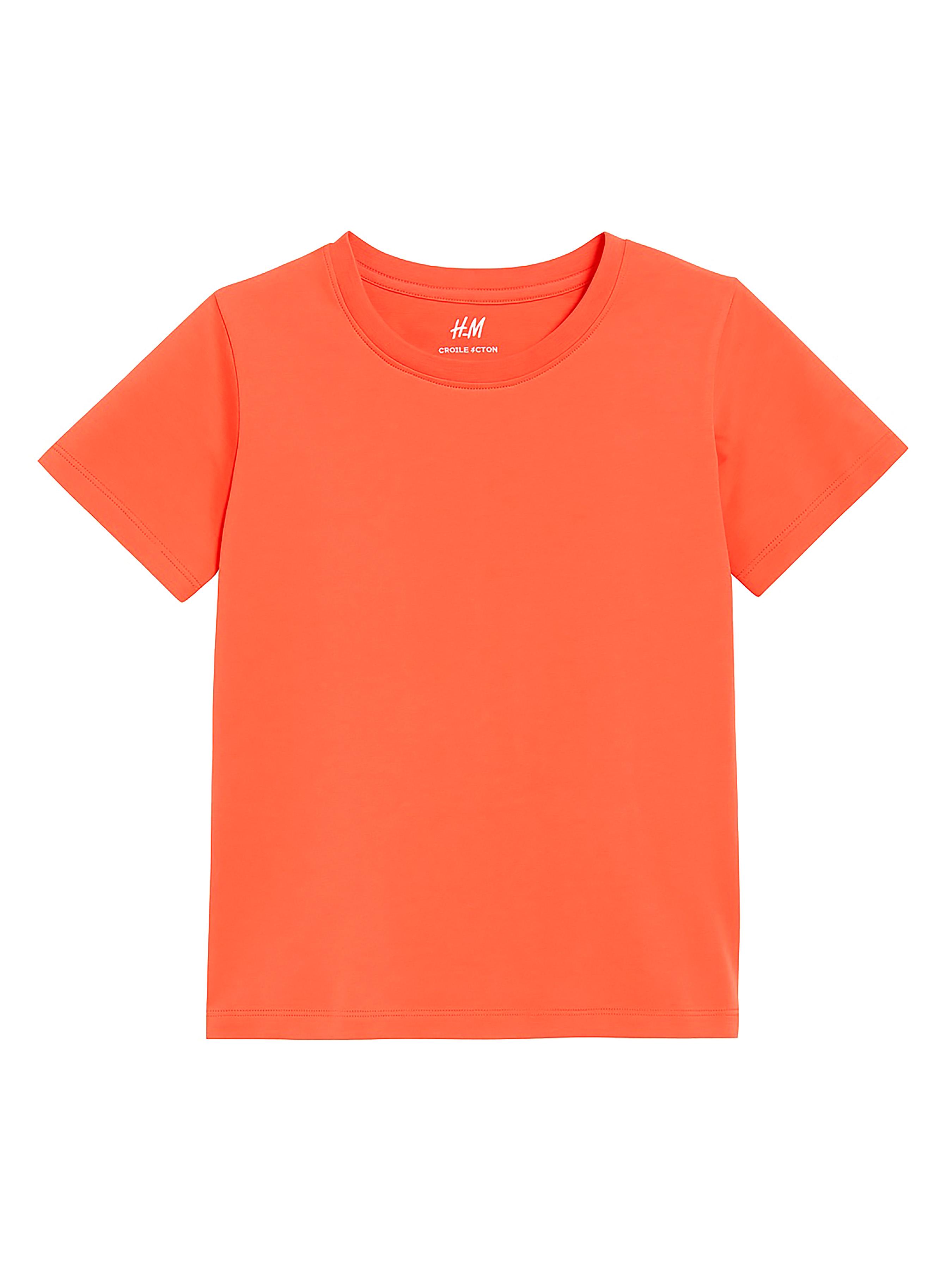 Футболка H&M 122-128 см Кораловий (Х161611503)