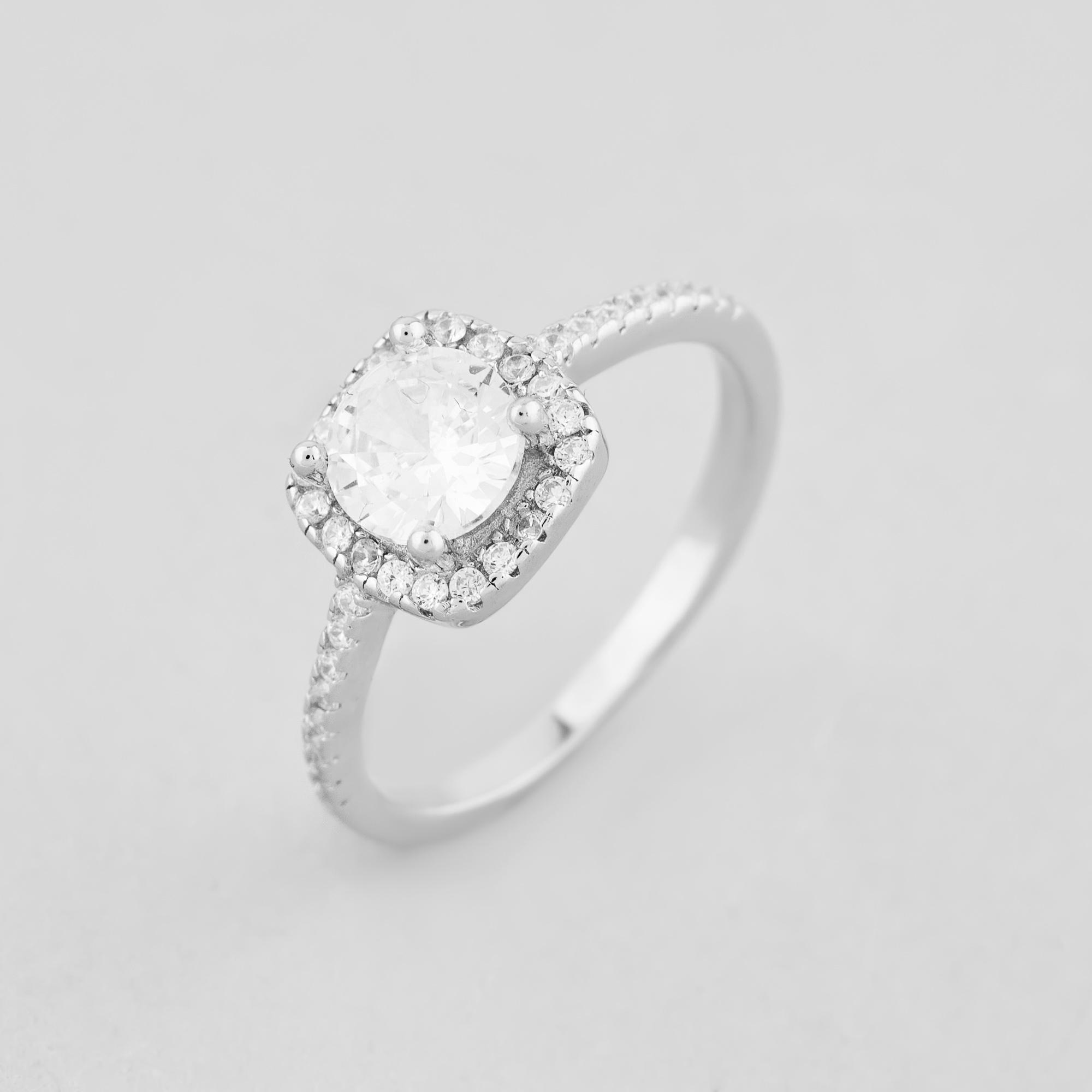 Серебряное кольцо Minimal Веяние моды р. 17 (13447)