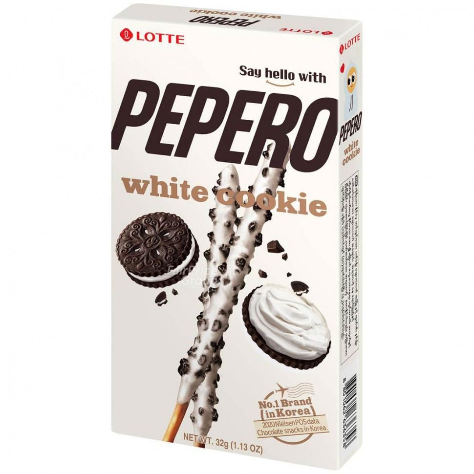 Соломка Lotte Pepero White cookie 32 г (20296648)