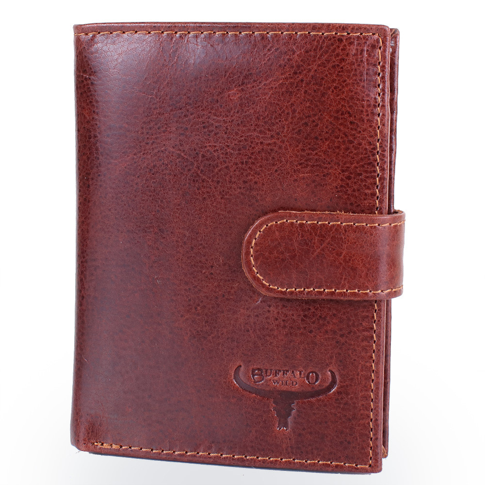 Кошелек мужской кожаный BUFFALO WILD 7197 Коричневый