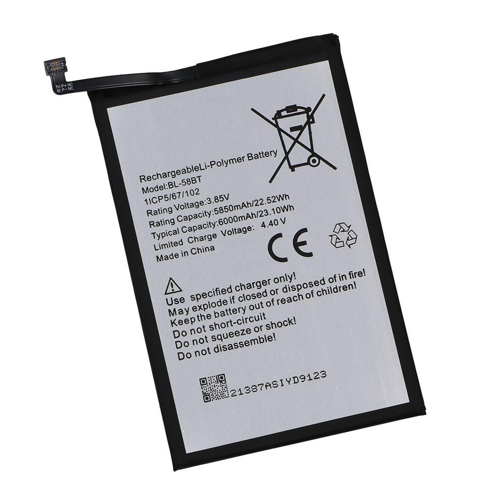 Акумулятор для Tecno Pova 4, Pova 5 BL-58BT Li-pol 5850 мАг AAAA no LOGO (BOS_V658)