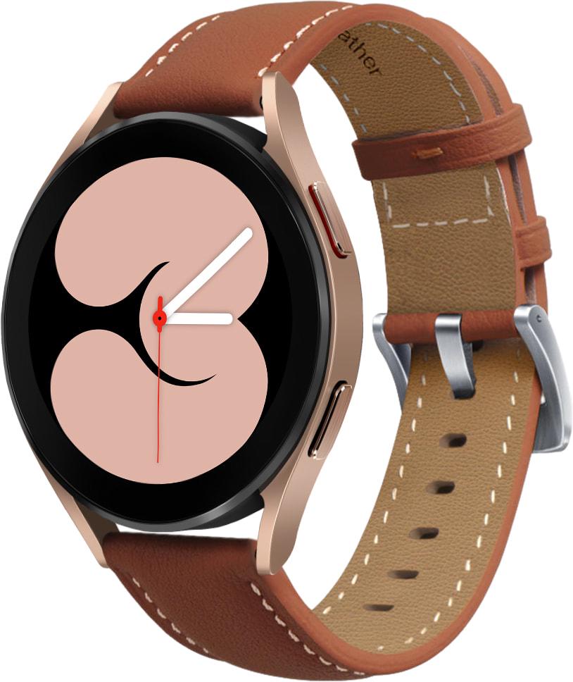 Ремінець шкіряний Folsa для Galaxy Watch 4 40 мм Brown (31516-30)