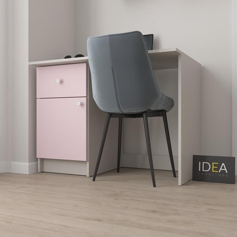 Письмовий стіл Idea Д-103 100 см Кашемір/Маршмелоу (36147870)