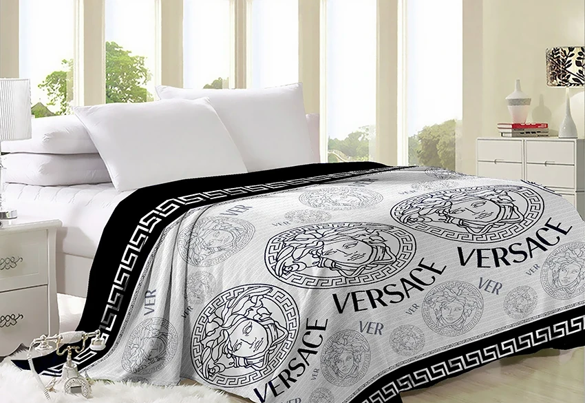 Плед велсофт TAG Tekstil VL003 Версаче 200x220 см (2781)