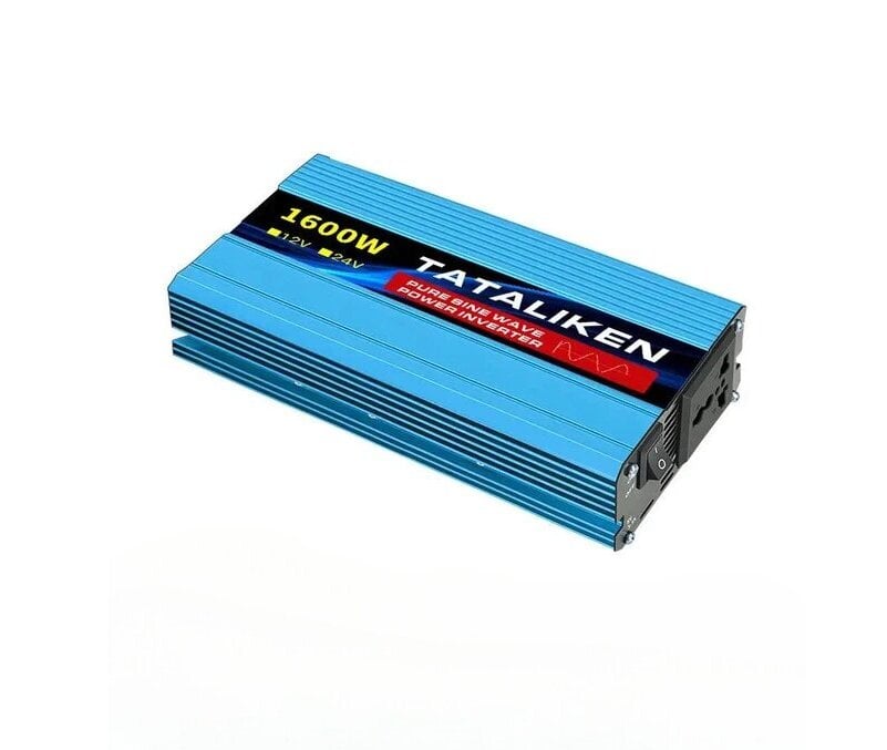 Інвертор автомобільний Tataliken 12В–220В 1600W чиста синусоїда 50 Гц (38943125)