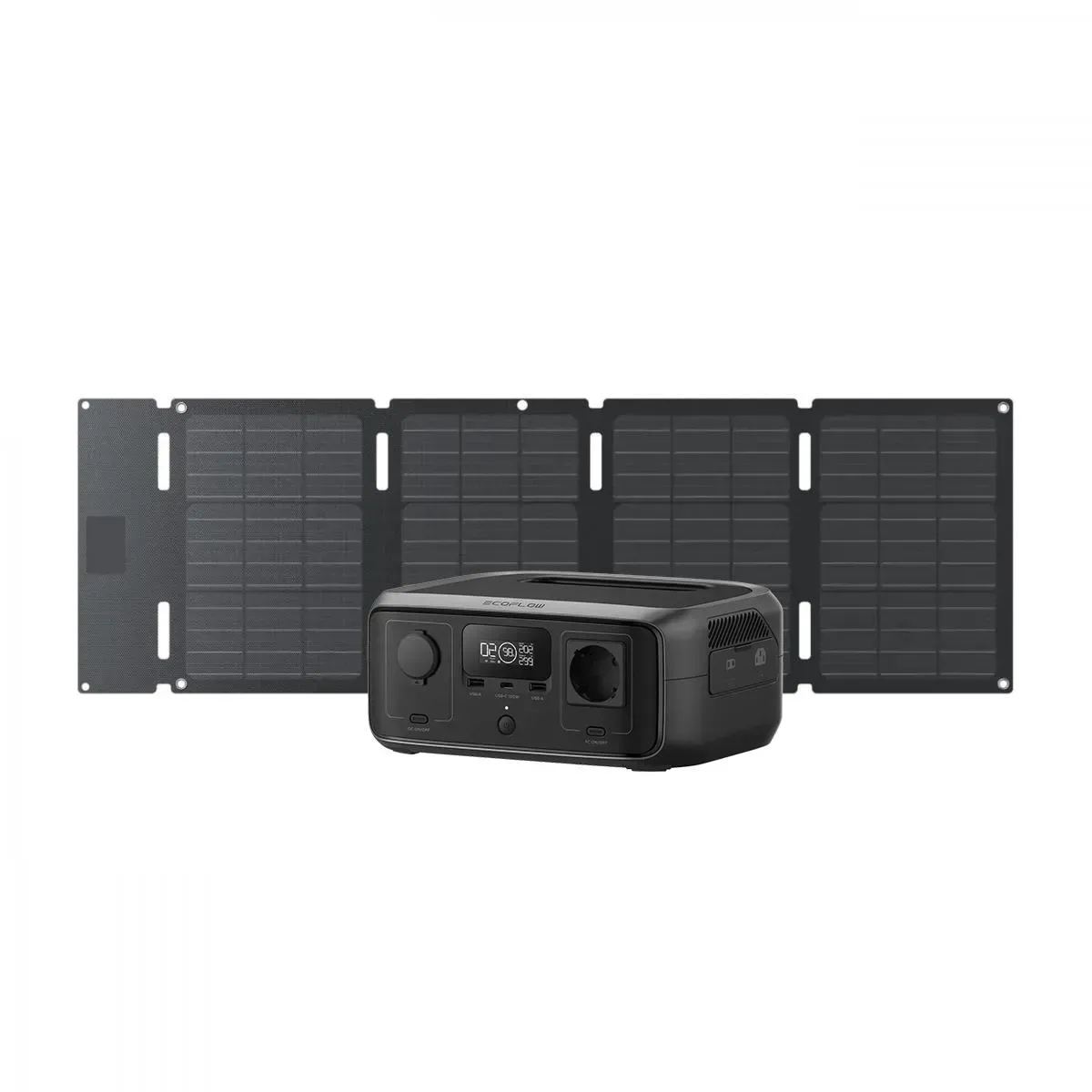 Зарядная станция EcoFlow RIVER 3 UPS с солнечной панелью 45 Вт 245 Вт/ч 300 Вт X-Boost 600 Вт LiFePO4 UPS <10 мс (09091)