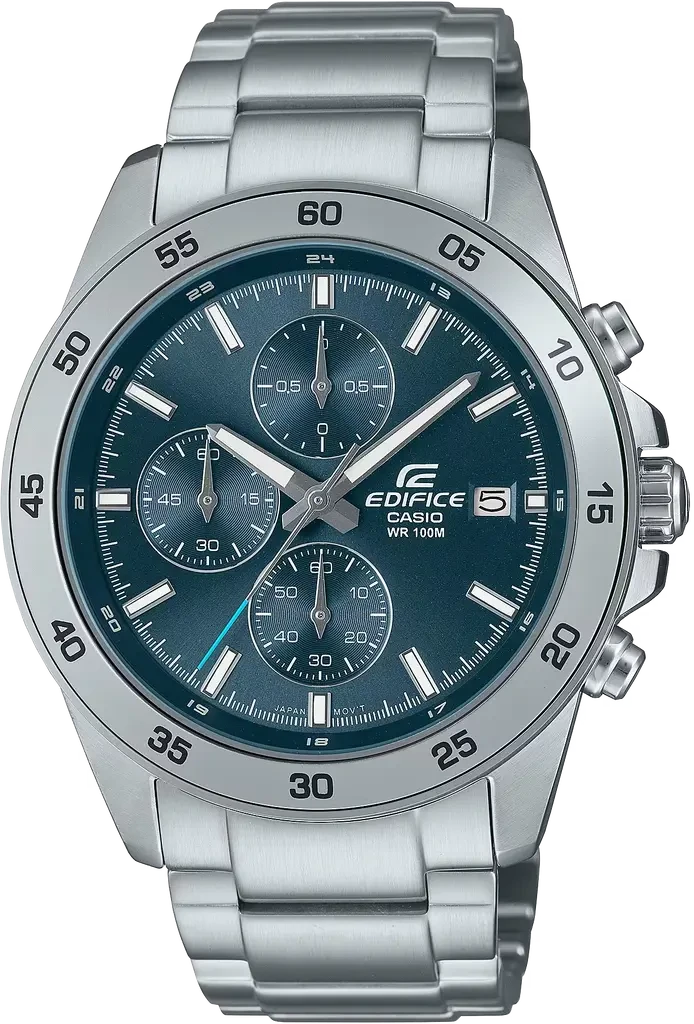 Наручные часы мужские Casio Edifice EFR-526D-2AVUEF со стальным корпусом/водозащитой 100 м Синий (3100234213)