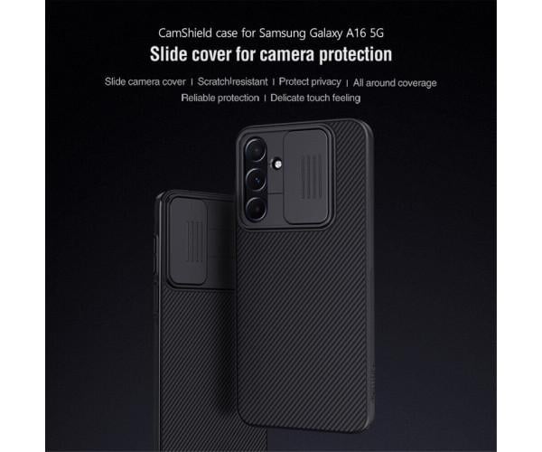 Чехол - накладка Nillkin Cam Shield Pro для Samsung Galaxy A16 / A16 5G Черный - фото 3 Чехол - накладка Nillkin Cam Shield Pro для Samsung Galaxy A16 / A16 5G Черный - фото 3