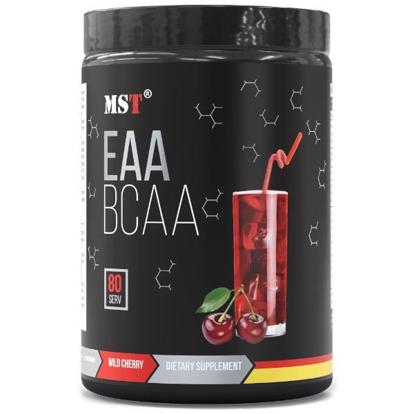 Аминокомплекс для спорта MST Nutrition BCAA EAA Zero 1040 г 80 порций Cherry (000023573) Аминокомплекс для спорта MST Nutrition BCAA EAA Zero 1040 г 80 порций Cherry (000023573)