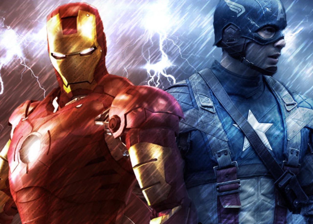 Картина GeekLand Iron Man против Капитана Америки (IM.09.102)