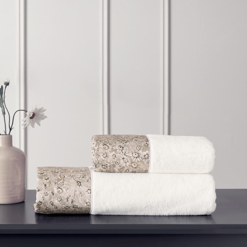 Набор полотенец Tivolyo Home Mari 50х100/75х150 см Бежевый