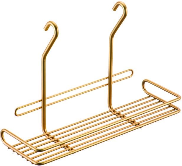 Полка на рейлинг Lemi Матовое золото (30109)