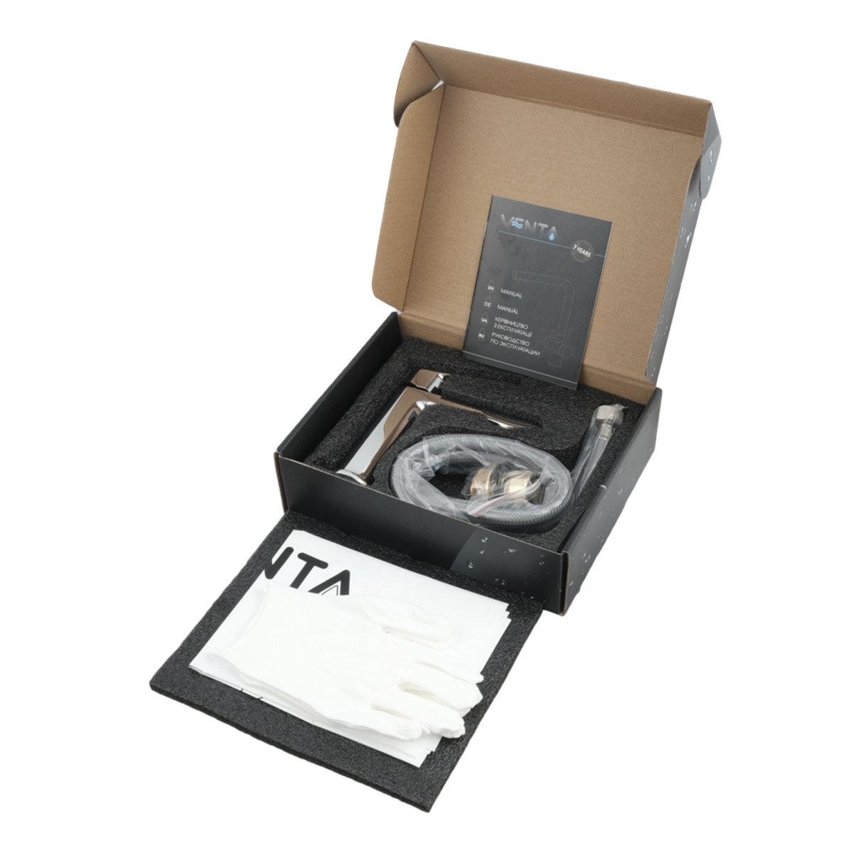 Смеситель для умывальника Venta BT135MC однорычажный в ванну латунь врезной Хром - фото 3 Смеситель для умывальника Venta BT135MC однорычажный в ванну латунь врезной Хром - фото 3