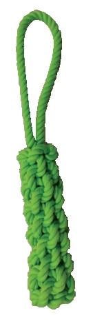 Игрушка для собак Croci JUICE канат-плетенка с ручкой 33 см Зеленый (1199892554)