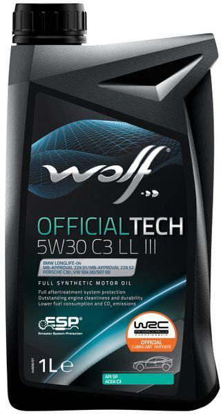 Моторное масло Wolf Officialtech C3 LL III 5W-30 1 л