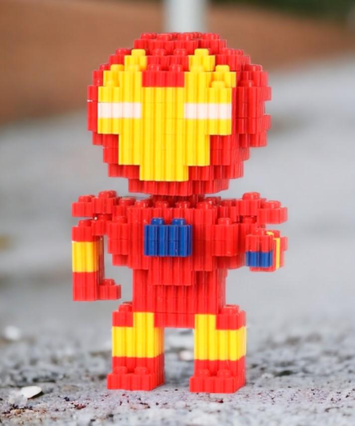 Конструктор детский Magic Blocks 3D Iron Man 9 см/270 дет. (1000-ZB-636) - фото 2 Конструктор детский Magic Blocks 3D Iron Man 9 см/270 дет. (1000-ZB-636) - фото 2