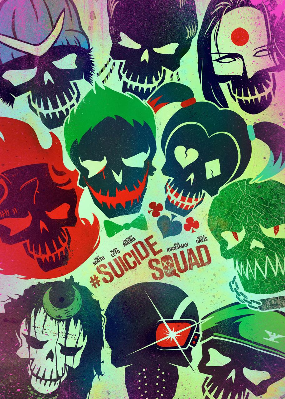 Картина GeekLand Suicide Squad постер к фильму (SS.09.019)