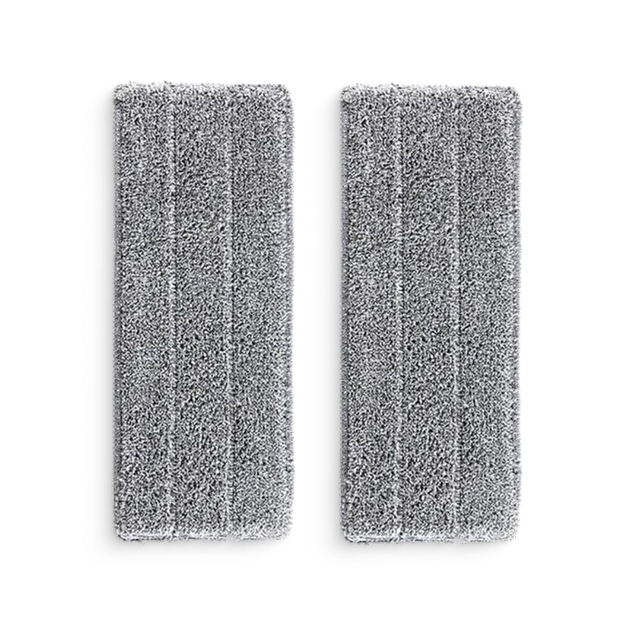 Набір зі змінних насадок мопів для швабри із мікрофібри 32x12 см 2 шт. Сірий (2506039529)