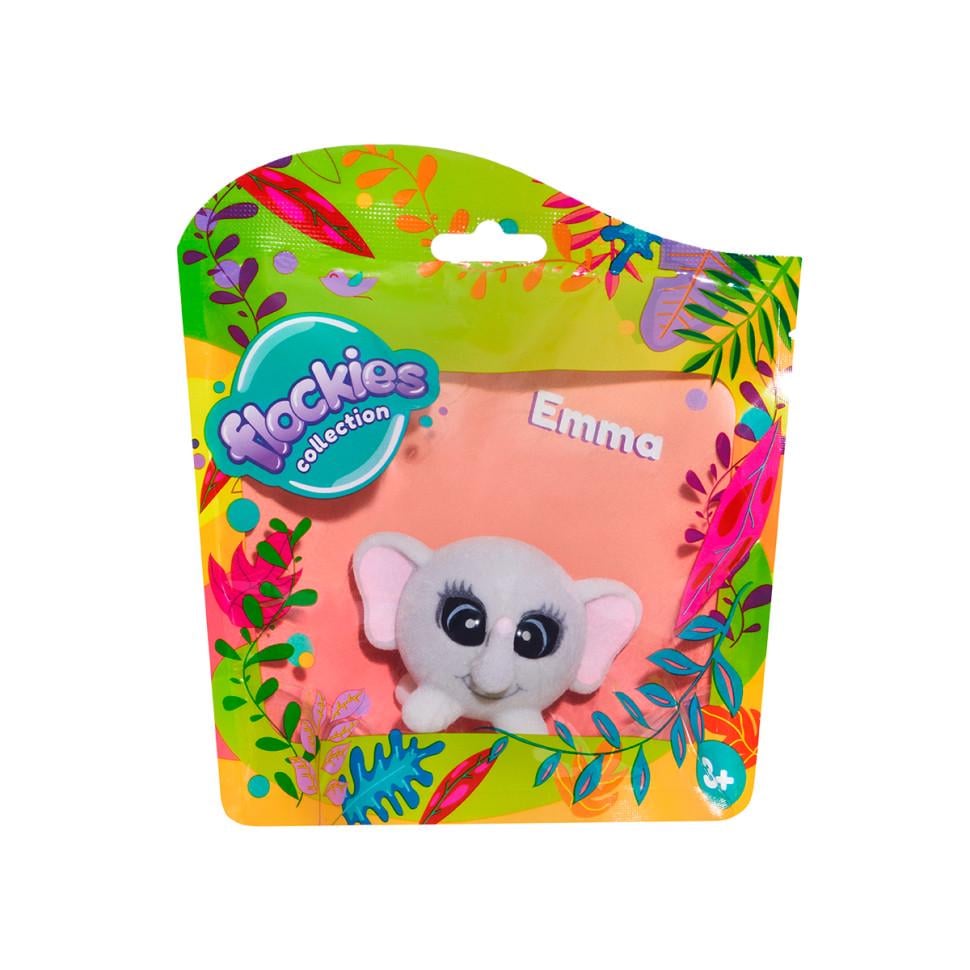 Фигурка коллекционная Flockies Слониха Эмма Коричневый (IF-174-F-338)