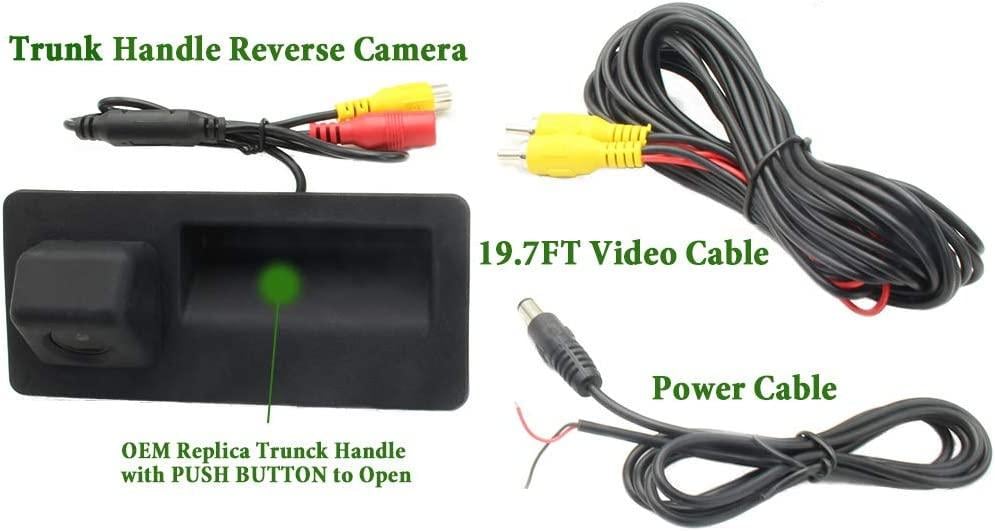 Камера NaviFly VW Audi Skoda штатная в ручку багажника с кнопкой - фото 8 Камера NaviFly VW Audi Skoda штатная в ручку багажника с кнопкой - фото 8