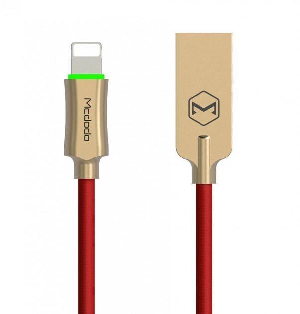 Кабель MCDODO Smart Lightning LED для зарядки с автоотключением 1,2 м (921855217)