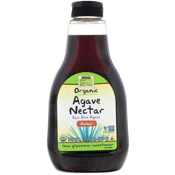 Суперфуд NOW Foods Real Food Organic Agave Nectar Amber 23,28 ун. 660 мл