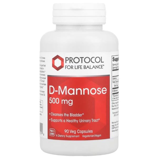 Натуральный урологический препарат Protocol for Life Balance D-Mannose 90 вег. капс. (23712910) Натуральный урологический препарат Protocol for Life Balance D-Mannose 90 вег. капс. (23712910)